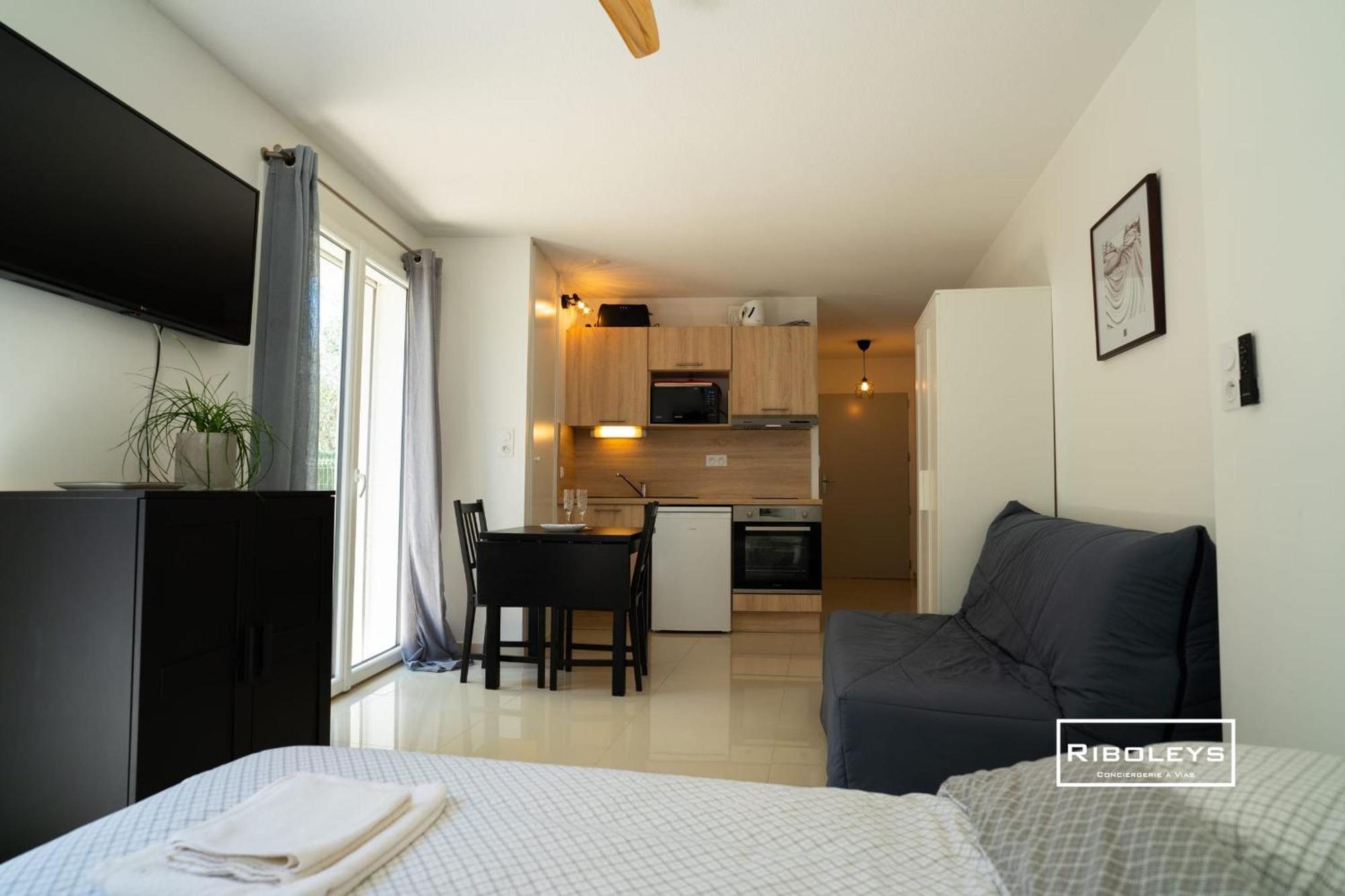 Vias-plage - Superbe T1 A 100m De La Apartment Vias