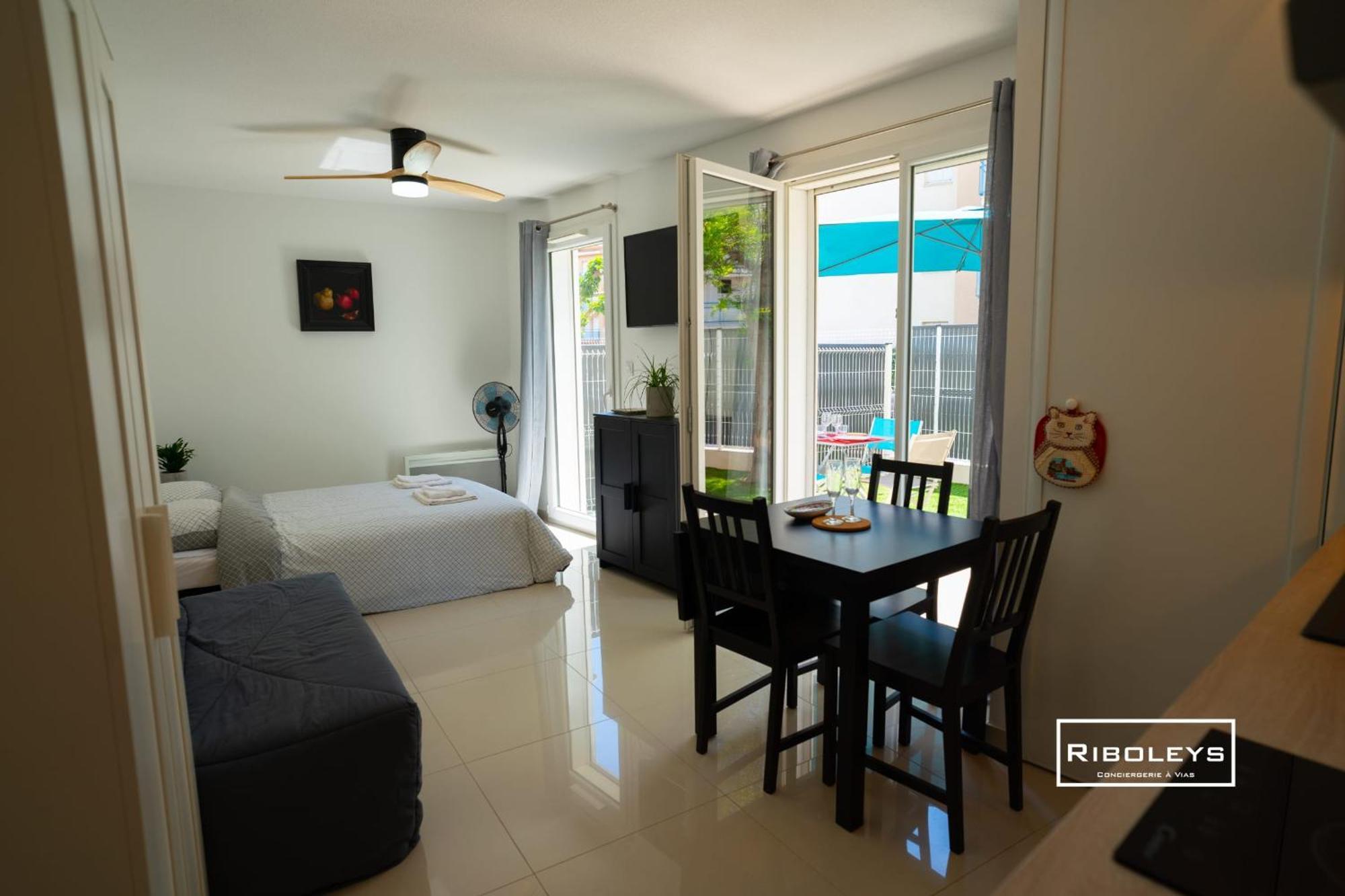 Vias-plage - Superbe T1 A 100m De La Apartment *